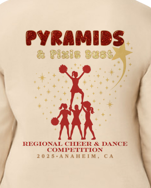 Fallbrook Cheer Crewneck “Pyramids & Pixie Dust” Regionals