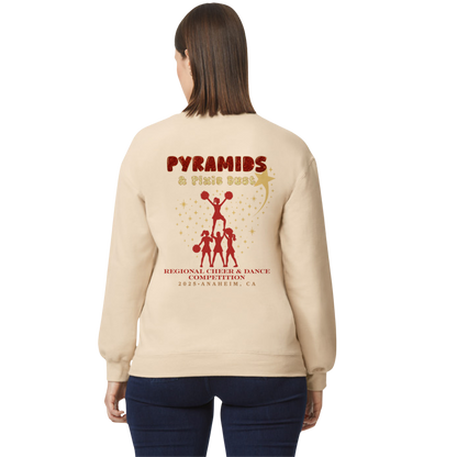 Fallbrook Cheer Crewneck “Pyramids & Pixie Dust” Regionals — Glitter