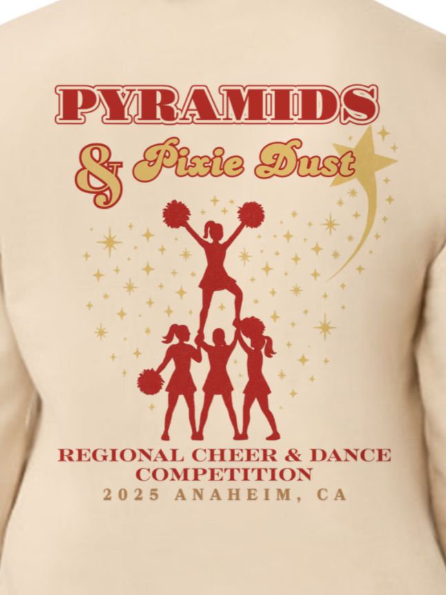 Fallbrook Cheer Crewneck “Pyramids & Pixie Dust” Regionals
