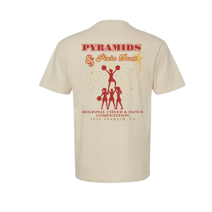 Fallbrook Cheer Tee “Pyramids & Pixie Dust” Regionals