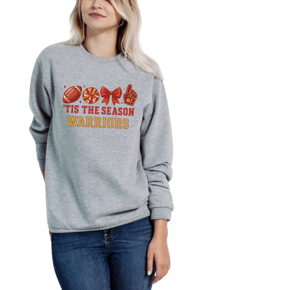 Warriors Holiday Crewneck & Tee for Festive Game Day Fans