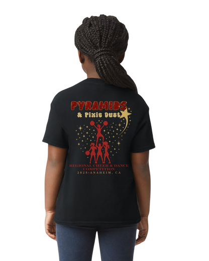 Fallbrook Cheer Tee “Pyramids & Pixie Dust” Regionals