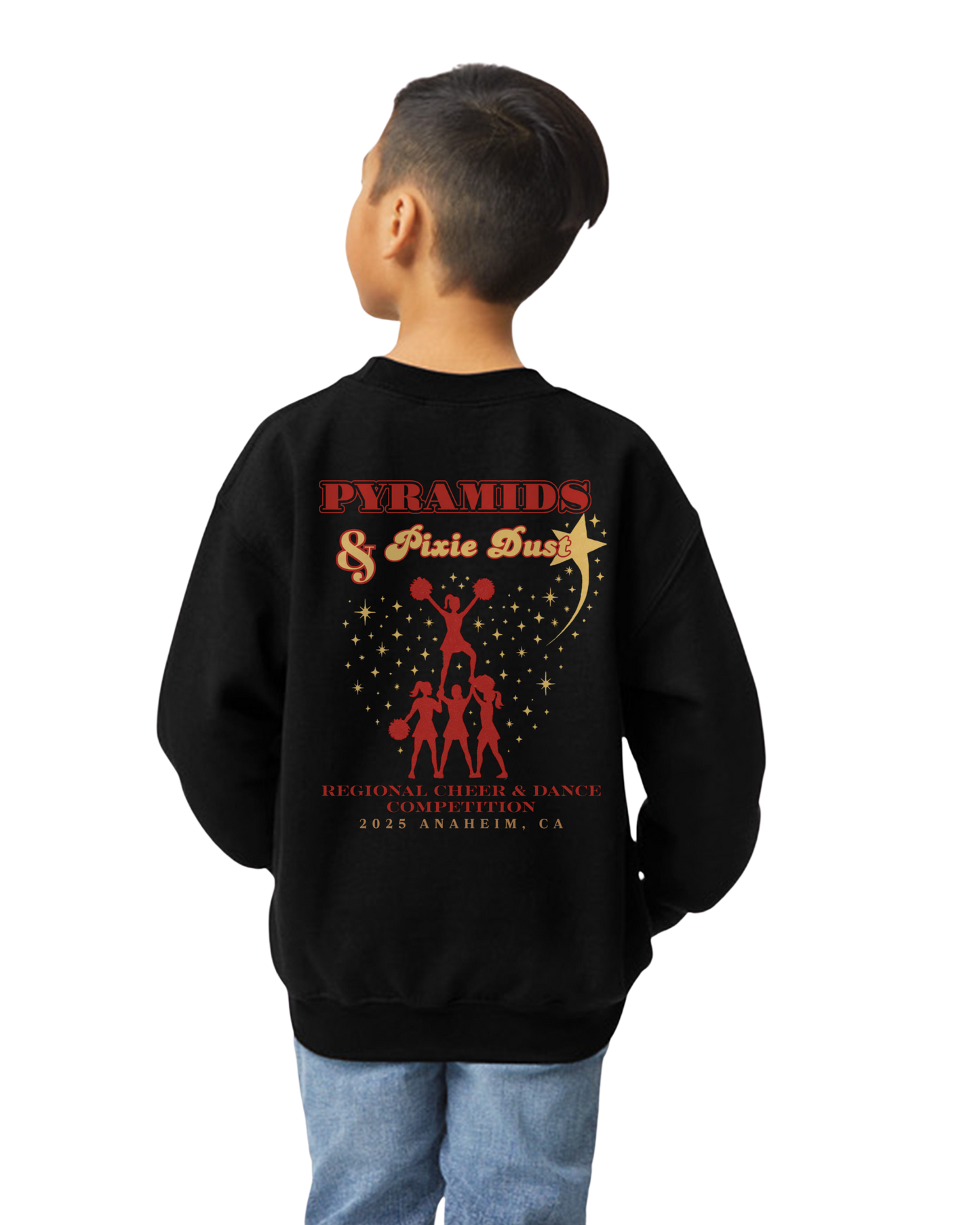 Fallbrook Cheer Crewneck “Pyramids & Pixie Dust” Regionals